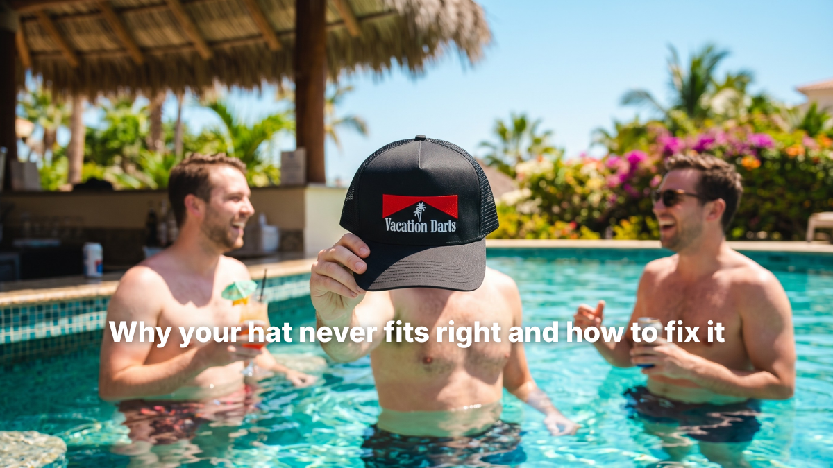 Why your hat never fits right and how to fix it - Vacation Darts