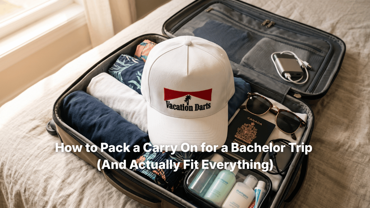 How to Pack a Carry On for a Bachelor Trip (And Actually Fit Everything) - Vacation Darts