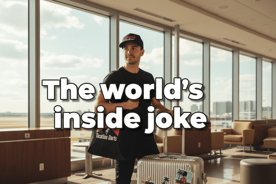 Going on vacation. Enjoy the world's inside joke. - Vacation Darts