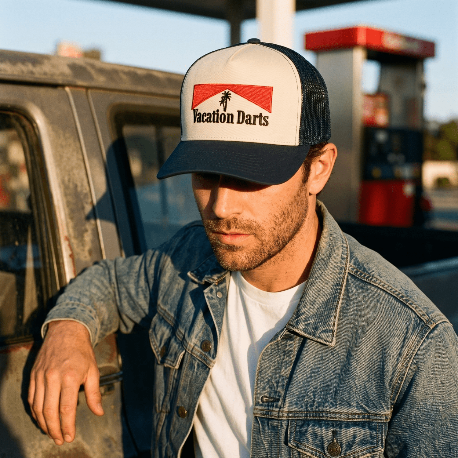 Santiago Trucker Hat - Vacation Darts
