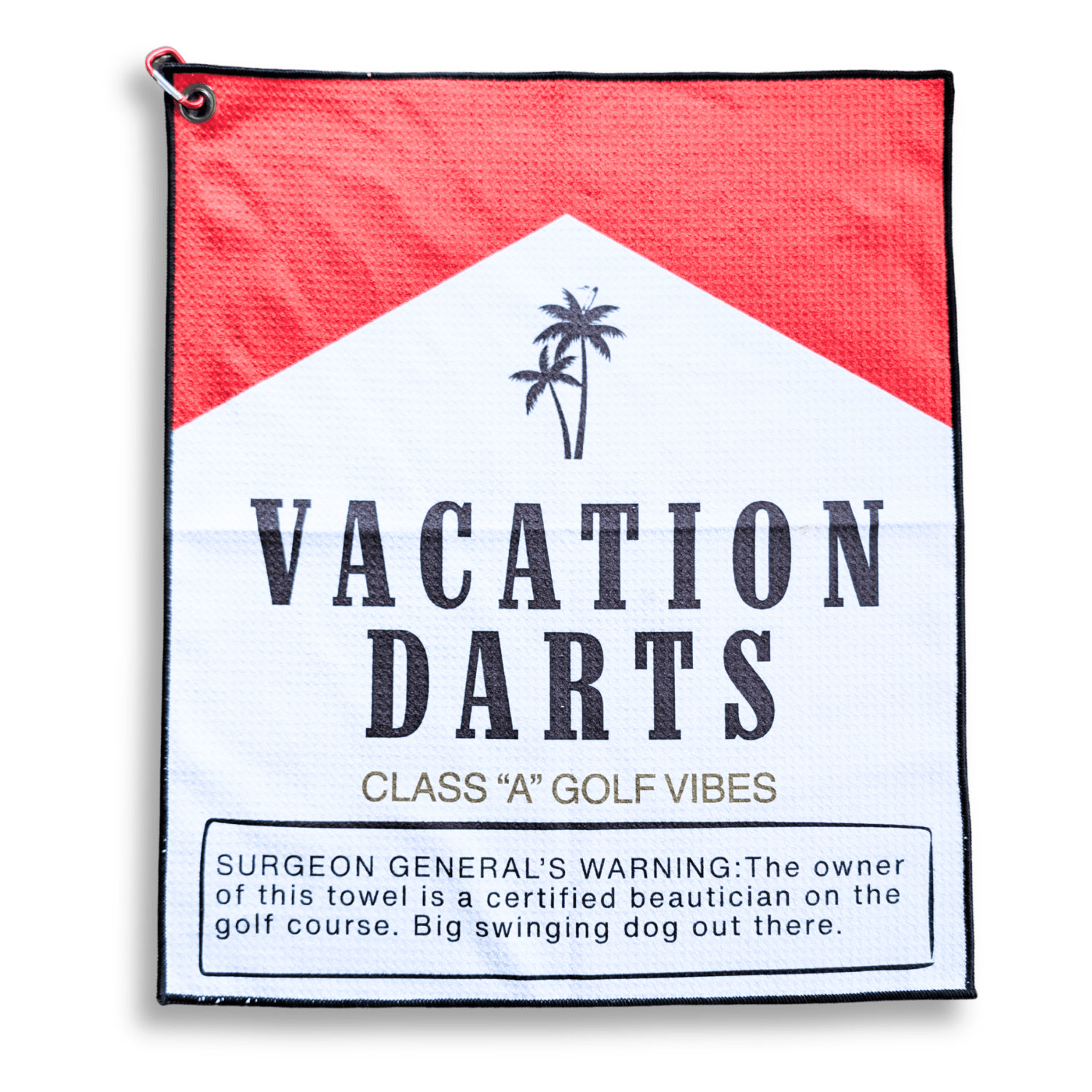 Cabo Waffle Golf Towel - Vacation Darts
