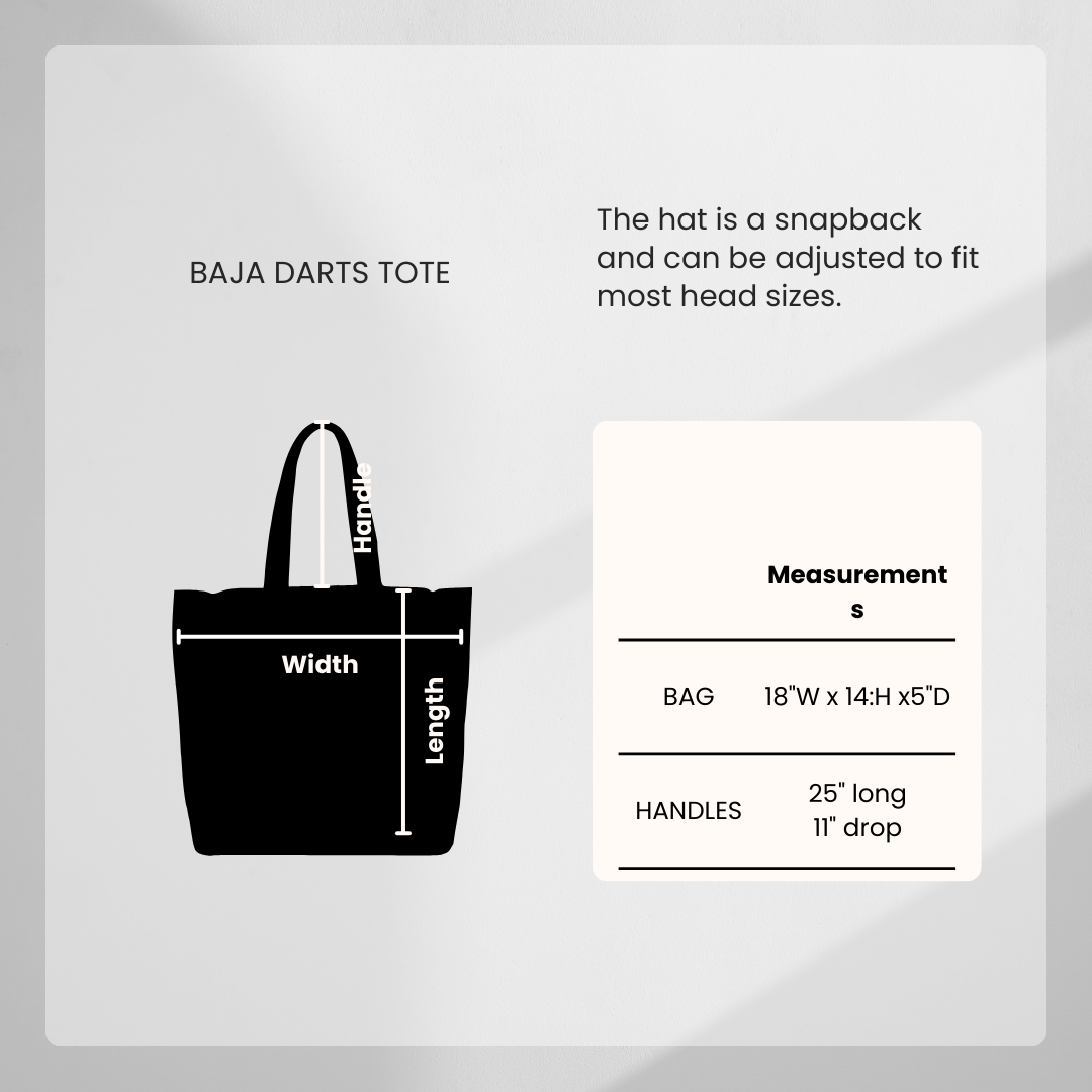 Baja Darts Tote Bag