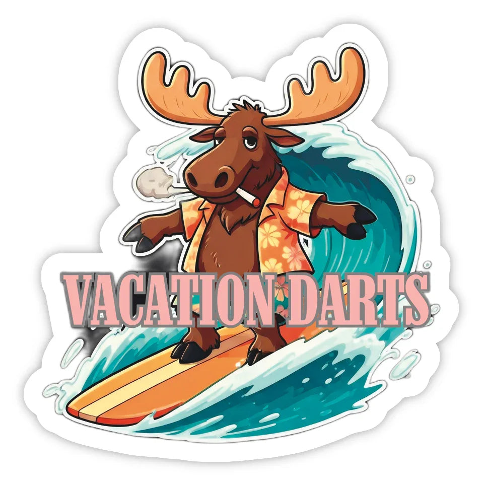 On the Loose Vinyl Sticker - Vacation Darts