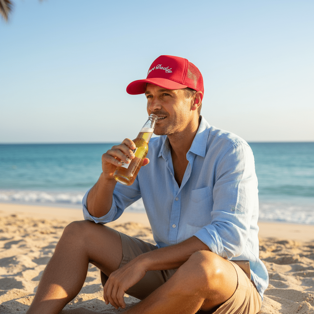 Tobago Trucker Hat - Vacation Darts