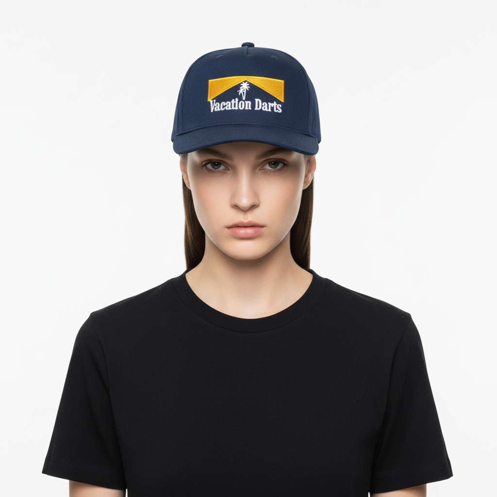 Navy Gold Coast Snapback Editorial