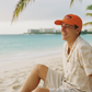 Orange Vacation Darts Dad Hat - Tropical Lifestyle