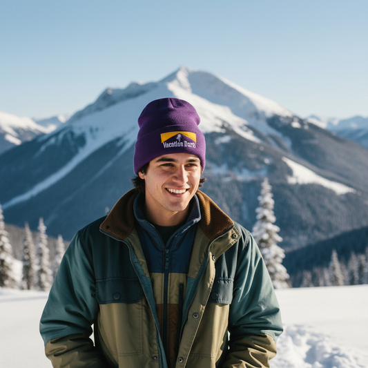 Purple Whistler Light Toque - Whistler Mountain Lifestyle