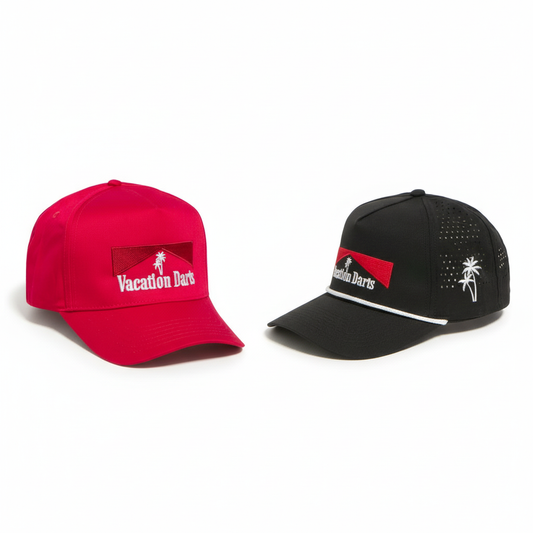 Red Monaco and Black St. John's - White Background