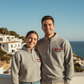 Vacation Darts Grey Quarter-Zip Sweatshirt - Ibiza Lifestyle